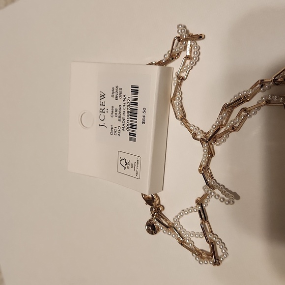 J Crew Pear and Gold necklace - Picture 3 of 3